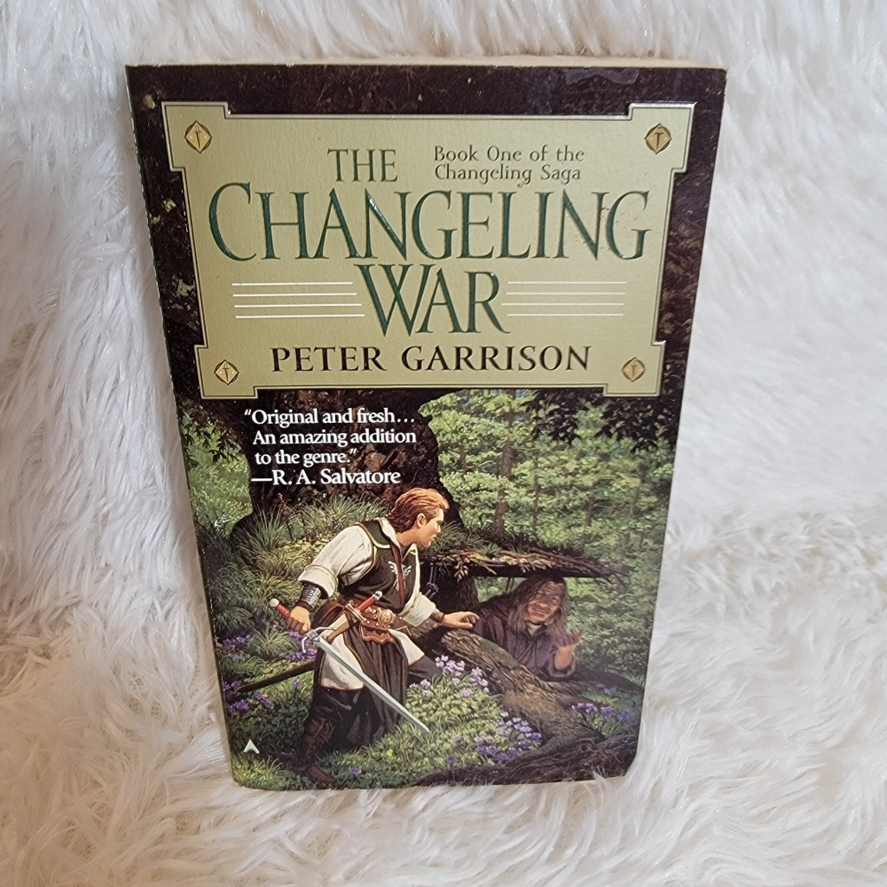 2000 The Changeling War Fantasy Paperback Book Peter Garrison